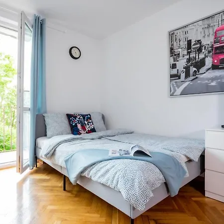 Apartmán Superapart Plac Dabrowskiego 12 - Blisko Pkin I Metra Varšava